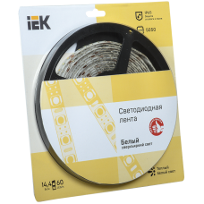 Лента LED 5м блистер LSR-5050WW60-14,4-IP65-12V