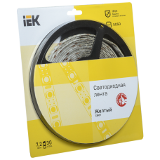 Лента LED 5м блистер LSR-5050Y30-7,2-IP65-12V
