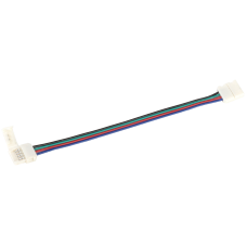 Коннектор 5шт RGB 10 мм (разъем - 15 см - разъем)