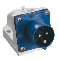 Вилка 513 стац.2Р+РЕ 16А 220В IP44