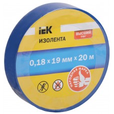 Изолента 0,18х19 мм синяя 20 метров