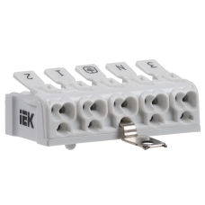 Клемма пружинная соединительная КСПнз5-3L+N+PE