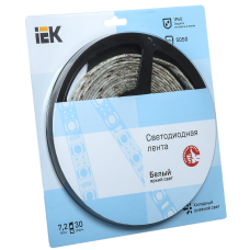 Лента LED 5м блистер LSR-5050W30-7,2-IP65-12V