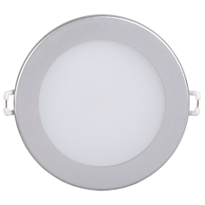 Светильник ДВО 1603 серебро круг LED 7Вт 3000 IP20