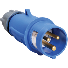 Вилка переносная ССИ-013 16А-6ч/200-250В 2Р+РЕ IP44 MAGNUM