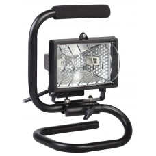 Прожектор ИО150П(переноска) галоген.черный IP54