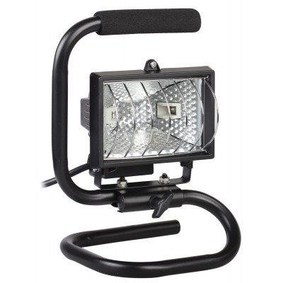 Прожектор ИО150П(переноска) галоген.черный IP54
