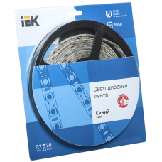 Лента LED 5м блистер LSR-5050B30-7,2-IP65-12V
