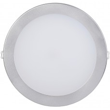 Светильник ДВО 1608 серебро круг LED 18Вт 4000 IP20