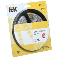 Лента LED 5м блистер LSR-5050WW30-7,2-IP20-12V