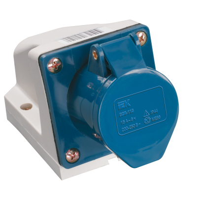 Розетка 123 стационарная 2Р+РЕ 32А 220В IP44