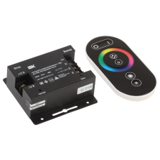Контроллер с ПДУ радио (черный) RGB 3 канала 12В, 6А, 216Вт