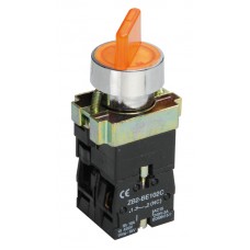 Переключатель LAY5-BK2565 2 положения желтый