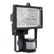 Прожектор ИО150Д(детектор) галоген.черный IP54
