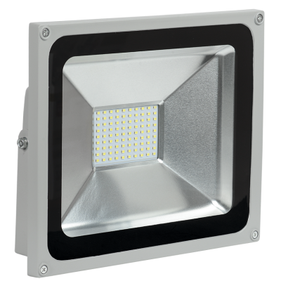 Прожектор СДО 05-50 светодиодный серый SMD IP65