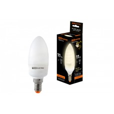 Лампа энергосберегающая КЛЛ-С-11 Вт-2700 К–Е14 TDM (mini)