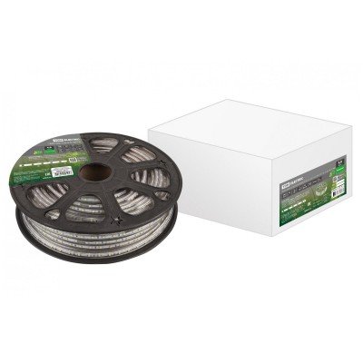 Лента светодиодная SMD2835-60 LED/м-220 В-4,8 Вт/м-IP67-зеленый (30м) TDM