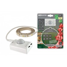 Умная подсветка SMD2835-30LED/m-IP20-5В-2,4Вт-3000К(1 м),датчик движ.и освещ.,акк.Li-Ion 1100мАч TDM