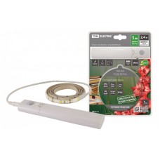 Умная подсветка SMD2835-30LED/m-IP20-5В-2,4Вт-6000К(1 м), датчик движ., 4хААА TDM