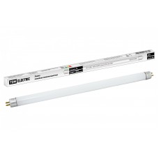 Лампа люминесцентная линейная двухцокольная ЛЛ-12/8Вт, T4/G5, 6500 К, длина 339,4мм TDM